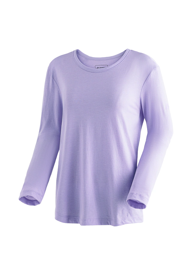 Maier Sports Langarmshirt »Long Sleeve Jersey W« Damen Shirt langarm, leichtes Funktionsshirt, Rundhals, Reg. Fit
