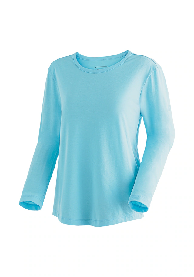 Maier Sports Langarmshirt »Long Sleeve Jersey W« Damen Shirt langarm, leichtes Funktionsshirt, Rundhals, Reg. Fit