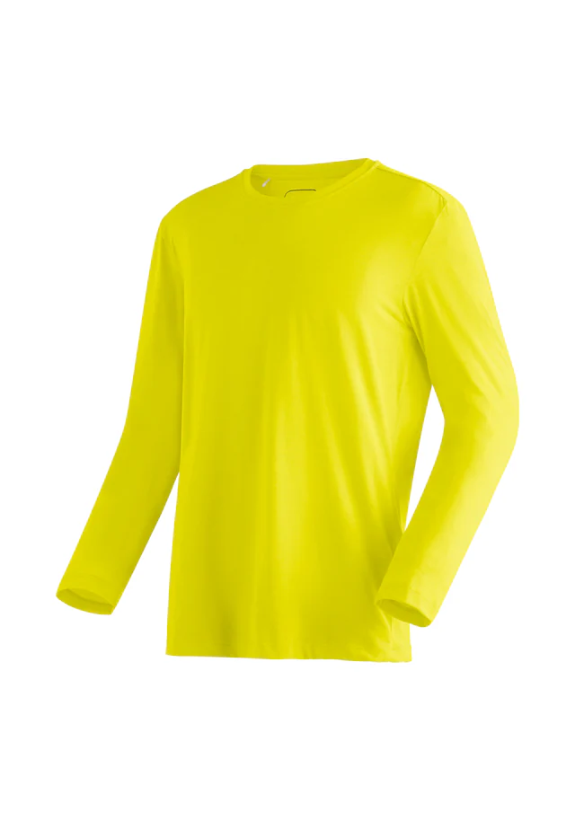 Maier Sports Langarmshirt »Long Sleeve Jersey M« Herren Shirt langarm, leichtes Funktionsshirt, Rundhals, Reg. Fit