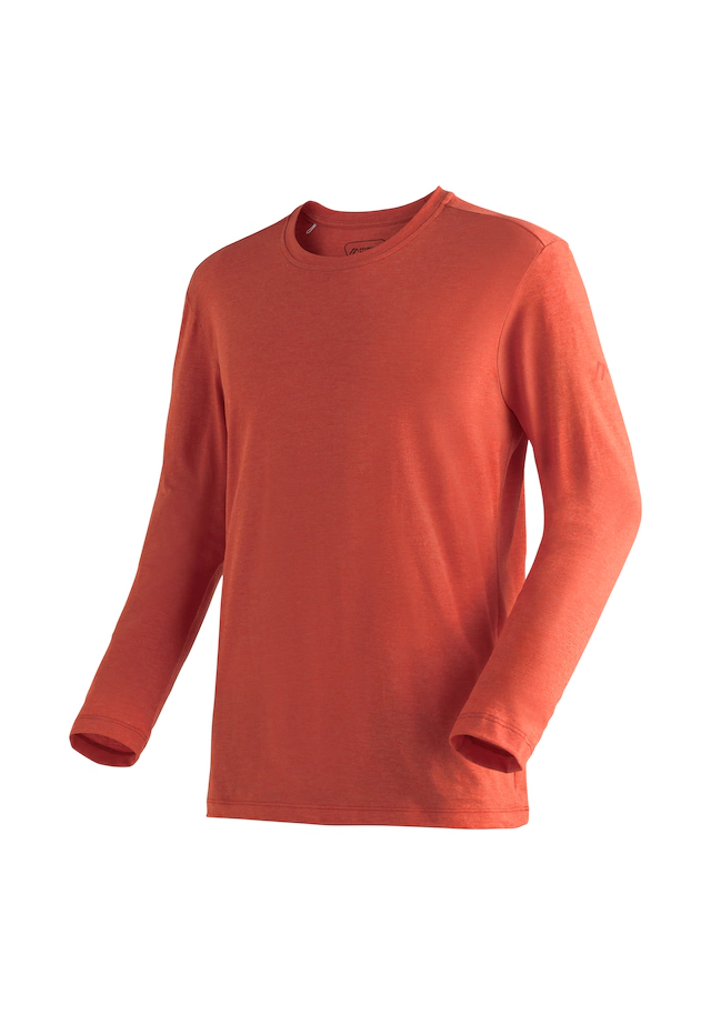 Maier Sports Langarmshirt »Long Sleeve Jersey M« Herren Shirt langarm, leichtes Funktionsshirt, Rundhals, Reg. Fit