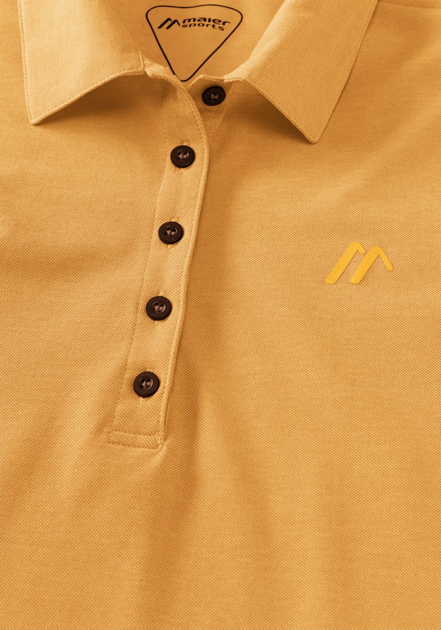 Maier Sports Langarm-Poloshirt »Long Piquee Polo W« Damen Polo langarm, leichtes Funktionsshirt, Langarmshirt, Reg. Fit
