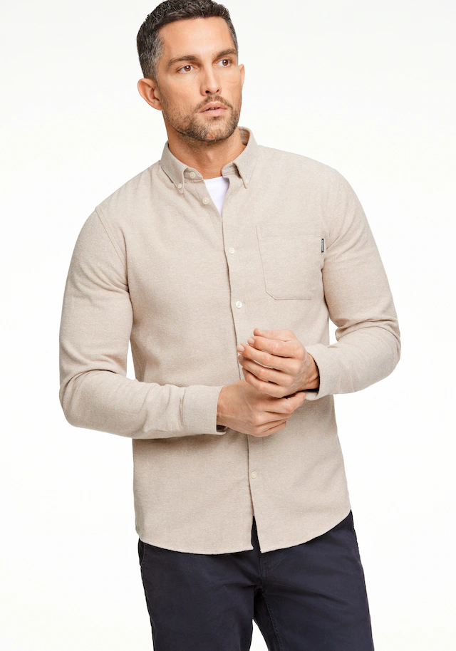 LINDBERGH Langarmhemd »Freizeithemd (Langarm) Relaxed Fit«
