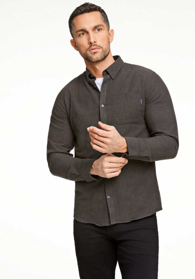 LINDBERGH Langarmhemd »Freizeithemd (Langarm) Relaxed Fit«