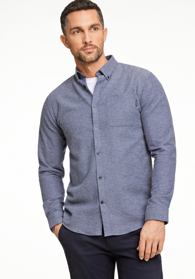 LINDBERGH Langarmhemd »Freizeithemd (Langarm) Relaxed Fit«