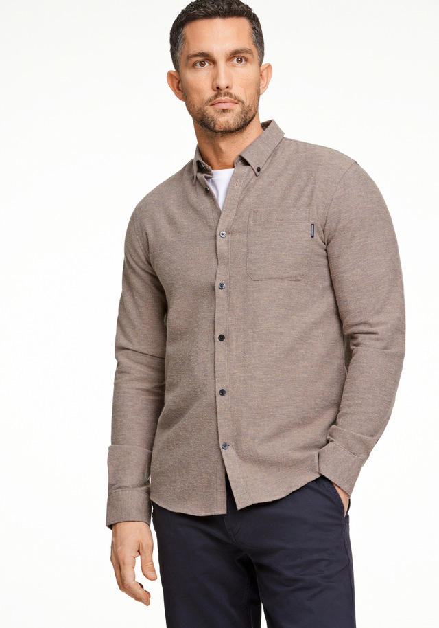 LINDBERGH Langarmhemd »Freizeithemd (Langarm) Relaxed Fit«