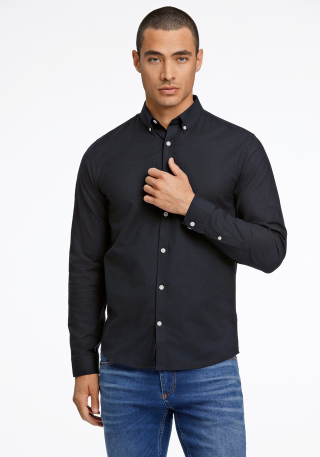 LINDBERGH Businesshemd »Oxford-Hemd (Langarm) Relaxed Fit«