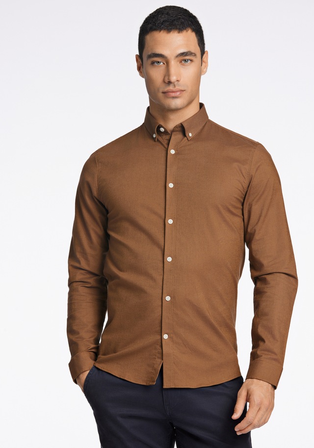 LINDBERGH Businesshemd »Oxford-Hemd (Langarm) Relaxed Fit«