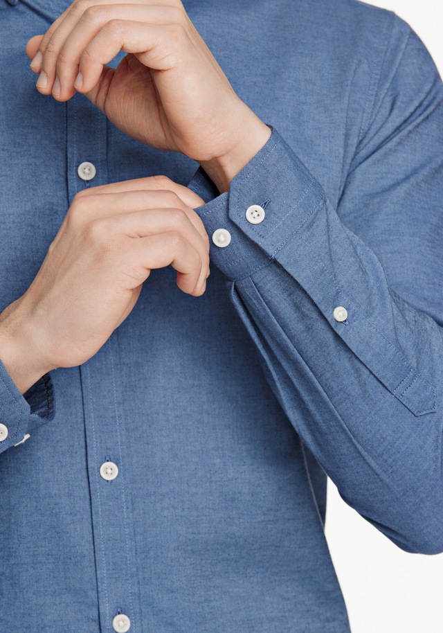 LINDBERGH Businesshemd »Oxford-Hemd (Langarm) Relaxed Fit«