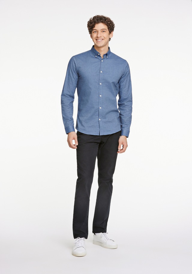 LINDBERGH Businesshemd »Oxford-Hemd (Langarm) Relaxed Fit«