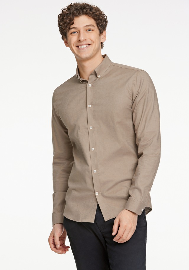 LINDBERGH Businesshemd »Oxford-Hemd (Langarm) Relaxed Fit«