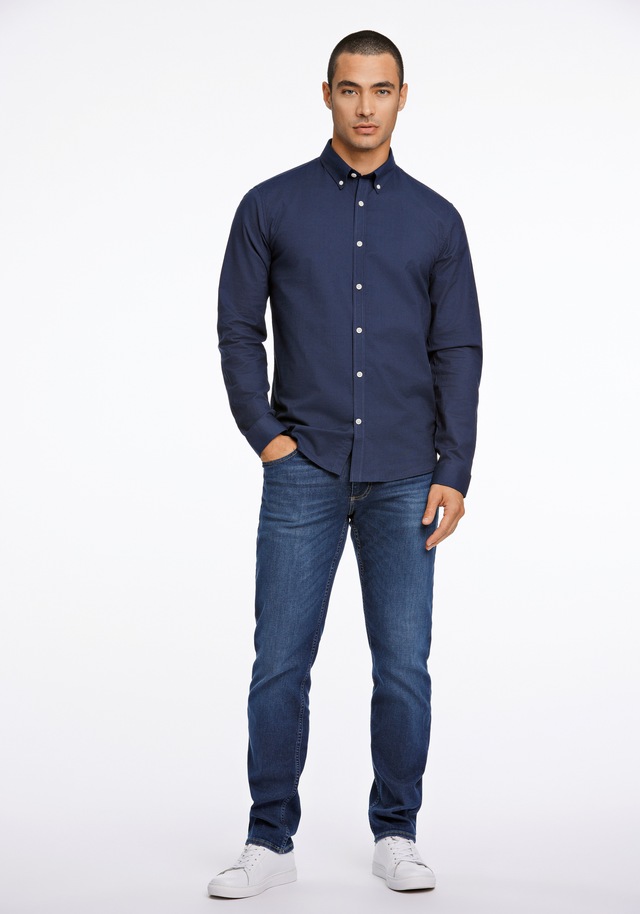 LINDBERGH Businesshemd »Oxford-Hemd (Langarm) Relaxed Fit«