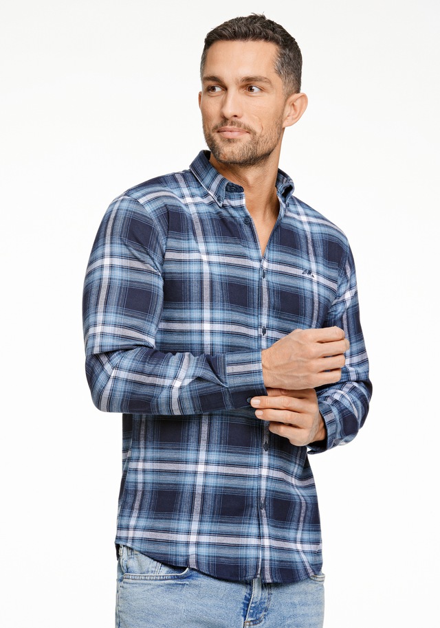 LINDBERGH Langarmhemd »Freizeithemd (Langarm) Relaxed Fit«