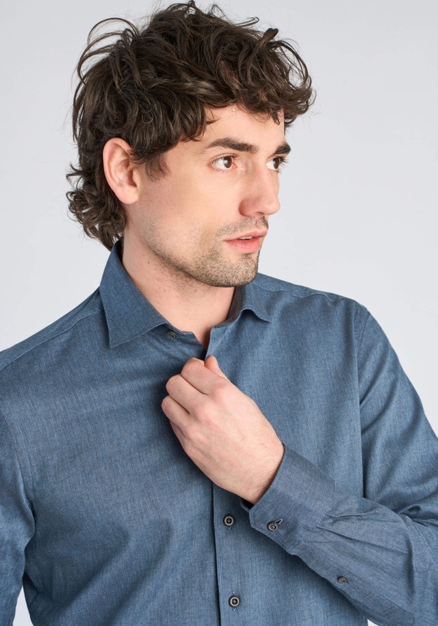 LINDBERGH Businesshemd »Business-Casual-Hemd (Langarm) Modern Fit«