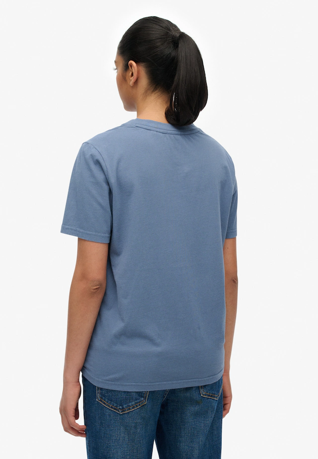 Superdry Print-Shirt »LUXE CASUAL RLXD TEE« aus Baumwolle und Single Jersey, Relaxed Fit, mit Rundhalsausschnitt