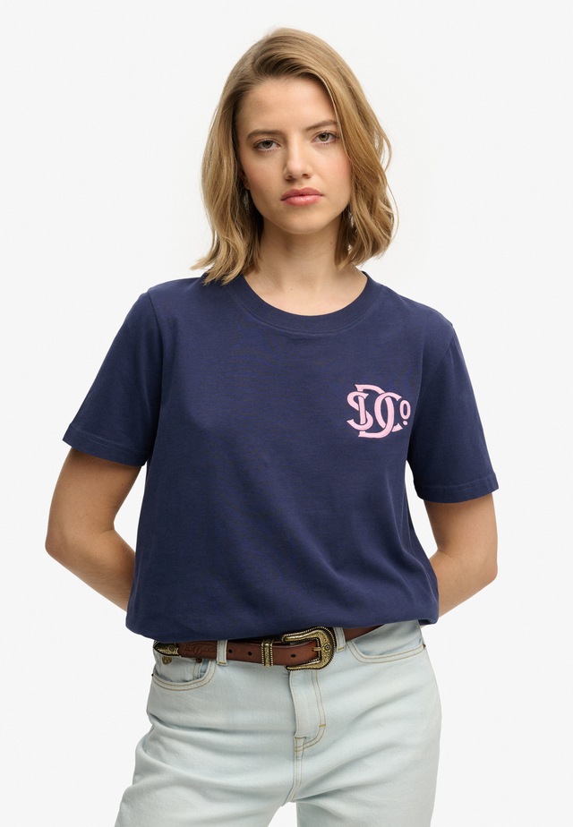 Superdry T-Shirt »SD&CO NEON RELAXED TEE« aus Baumwolle, Relaxed Fit, gerader Abschluss, normale Länge, Rundhals