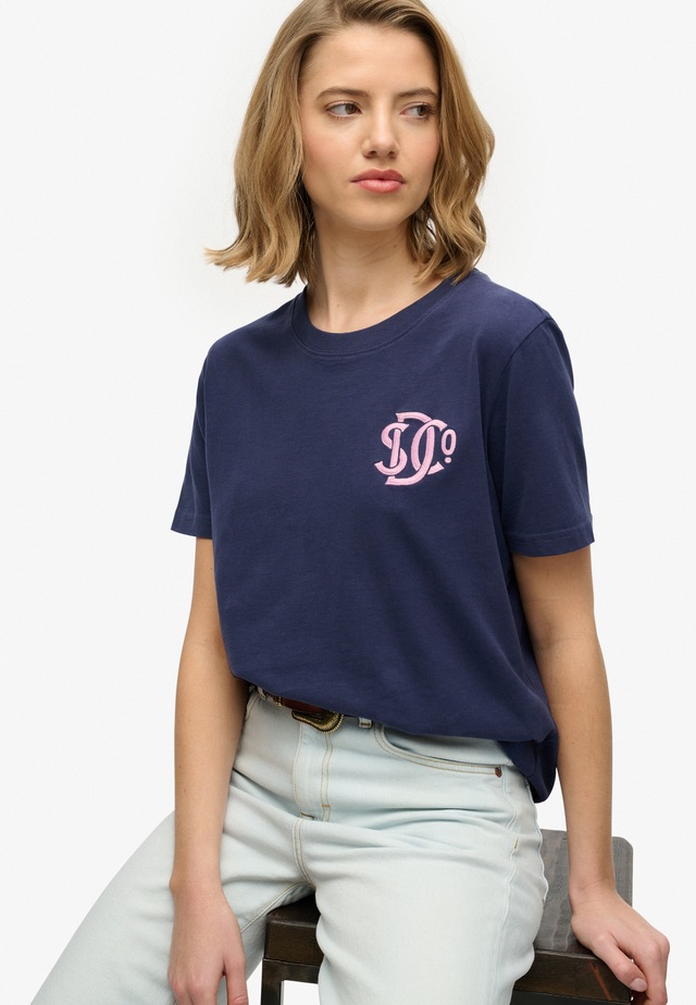 Superdry T-Shirt »SD&CO NEON RELAXED TEE« aus Baumwolle, Relaxed Fit, gerader Abschluss, normale Länge, Rundhals