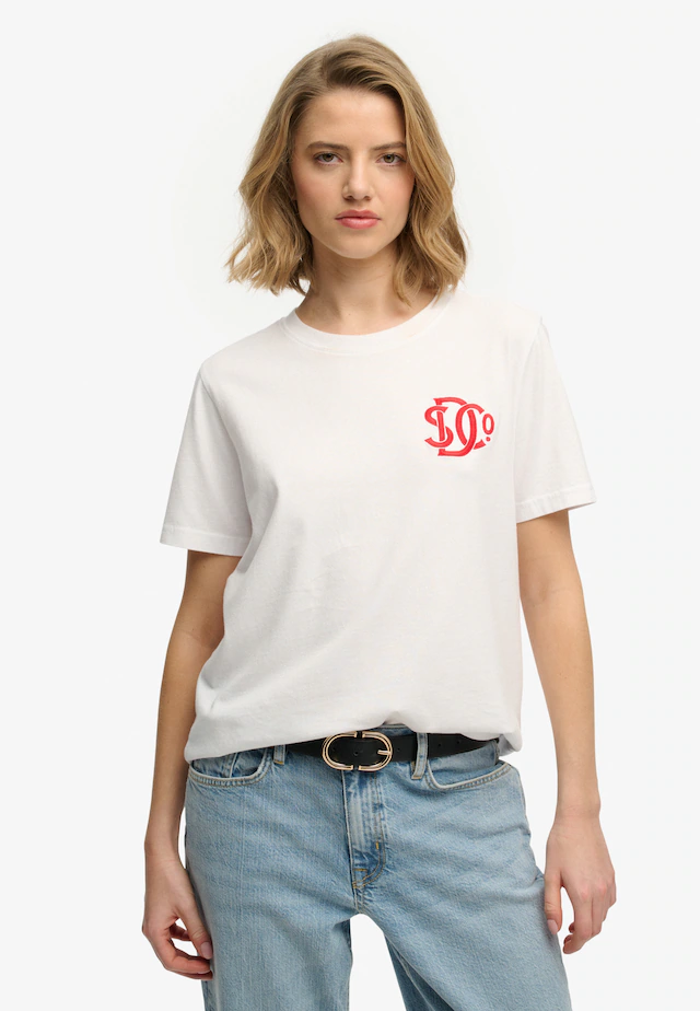 Superdry T-Shirt »SD&CO NEON RELAXED TEE« aus Baumwolle, Relaxed Fit, gerader Abschluss, normale Länge, Rundhals