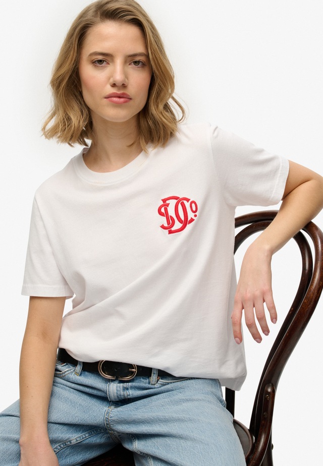 Superdry T-Shirt »SD&CO NEON RELAXED TEE« aus Baumwolle, Relaxed Fit, gerader Abschluss, normale Länge, Rundhals