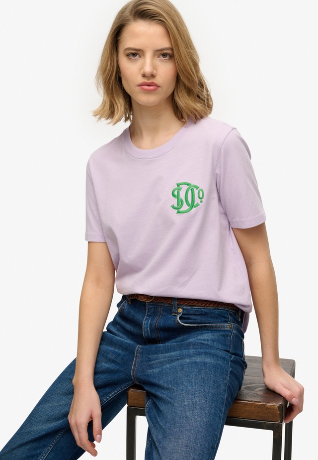 Superdry T-Shirt »SD&CO NEON RELAXED TEE« aus Baumwolle, Relaxed Fit, gerader Abschluss, normale Länge, Rundhals