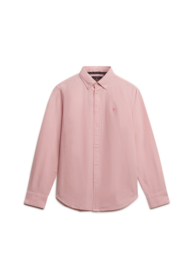 Superdry Hemdbluse »SLIM OXFORD BD L/S SHIRT« Baumwolle, slim fit