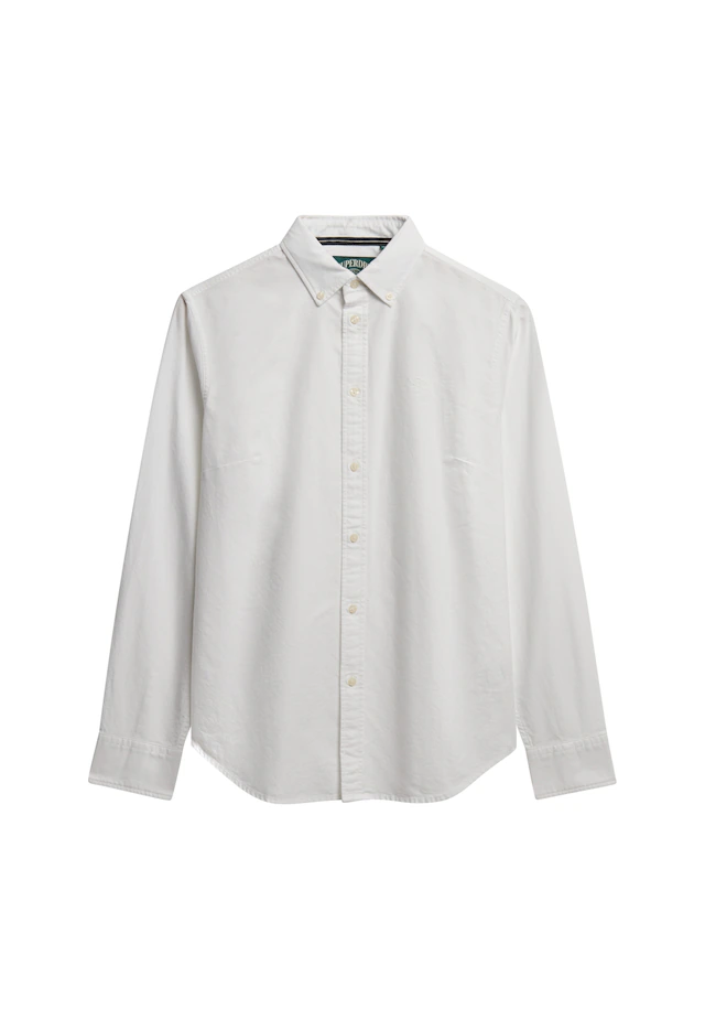 Superdry Hemdbluse »SLIM OXFORD BD L/S SHIRT« Baumwolle, slim fit