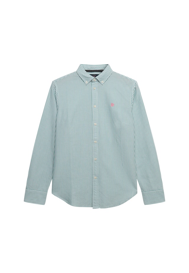 Superdry Hemdbluse »SLIM OXFORD BD L/S SHIRT« Baumwolle, slim fit