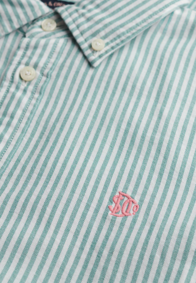 Superdry Hemdbluse »SLIM OXFORD BD L/S SHIRT« Baumwolle, slim fit