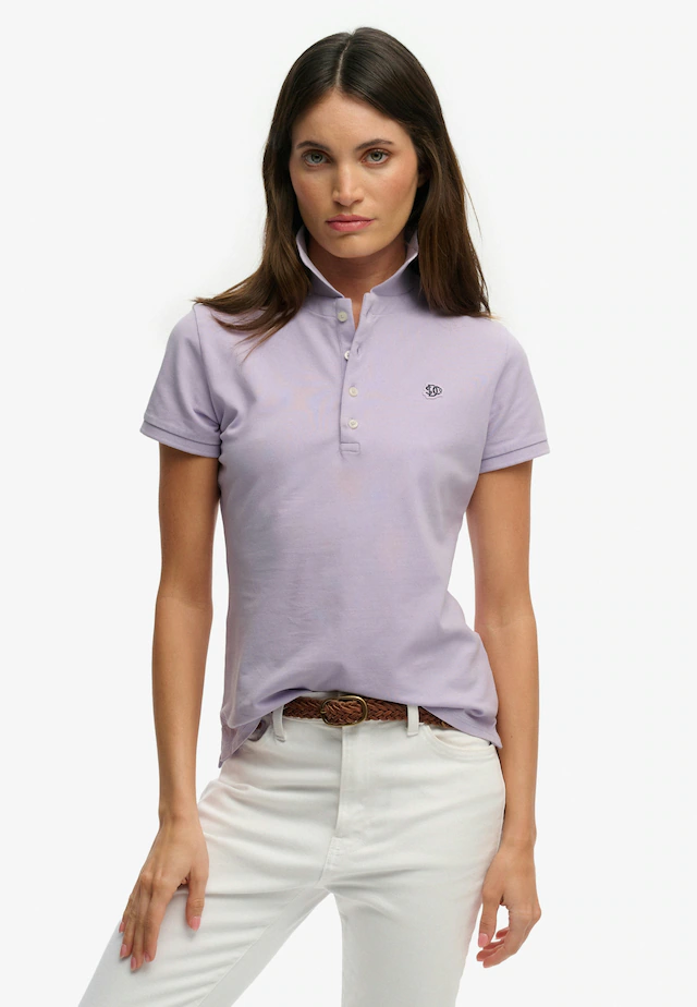 Superdry Poloshirt »HERITAGE SLIM FIT POLO« mit klassischem Polokragen, aus Baumwollmischung, in Single Jersey