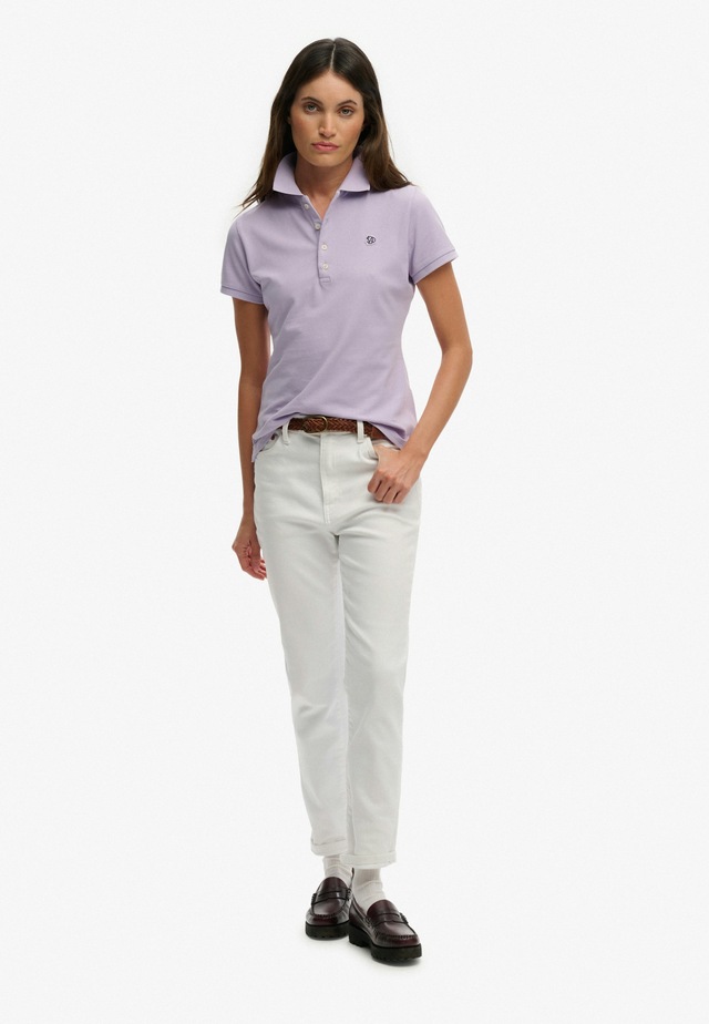 Superdry Poloshirt »HERITAGE SLIM FIT POLO« mit klassischem Polokragen, aus Baumwollmischung, in Single Jersey