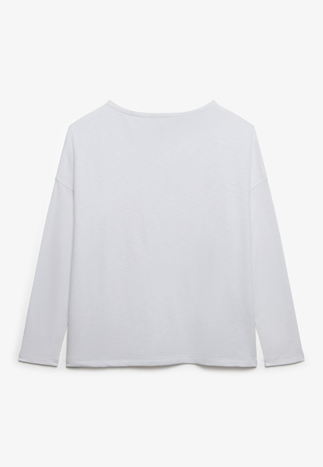 Superdry Langarmshirt »STUDIOS BOAT NECK SLUB LS TOP« Baumwollmischung, oversize