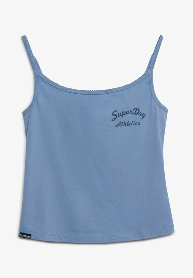 Superdry Tanktop »ATH ESS GRAPHIC CAMI« mit hübschem Spitzen-Detail am Auschnitt