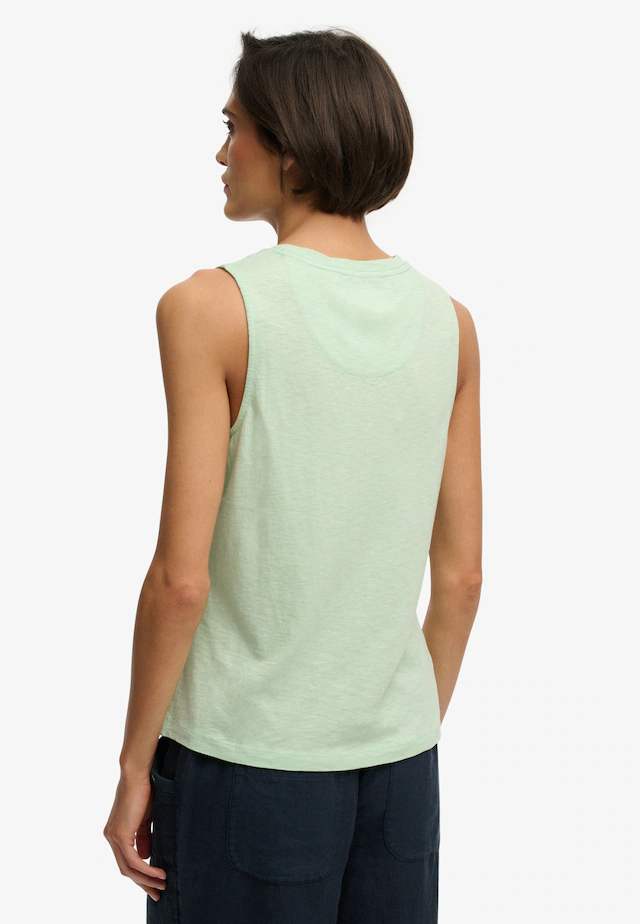 Superdry Tanktop »SCOOP NECK TANK« Baumwollmischung, regular fit