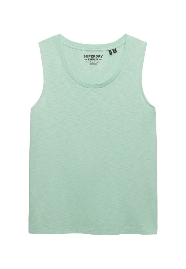 Superdry Tanktop »SCOOP NECK TANK« Baumwollmischung, regular fit