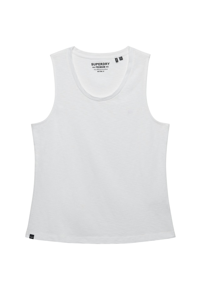 Superdry Tanktop »SCOOP NECK TANK« Baumwollmischung, regular fit