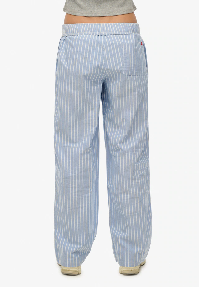 Superdry Cargohose »COTTON STRIPE ELASTIC TROUSER« aus Baumwolle und Jersey, Relaxed Fit, gestreifte Optik