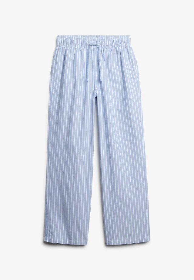 Superdry Cargohose »COTTON STRIPE ELASTIC TROUSER« aus Baumwolle und Jersey, Relaxed Fit, gestreifte Optik