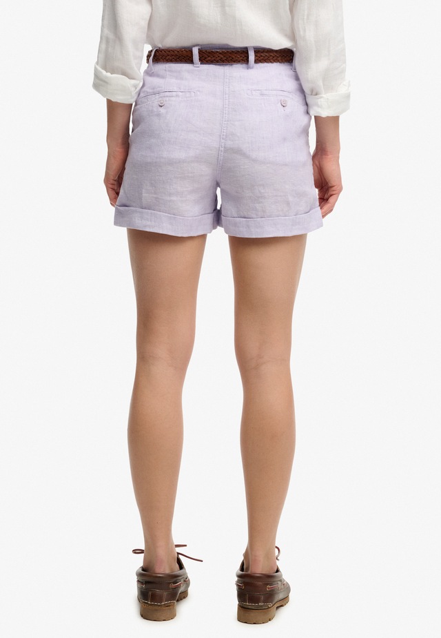 Superdry Shorts »MID RISE LINEN SHORT« aus 100% Leinen