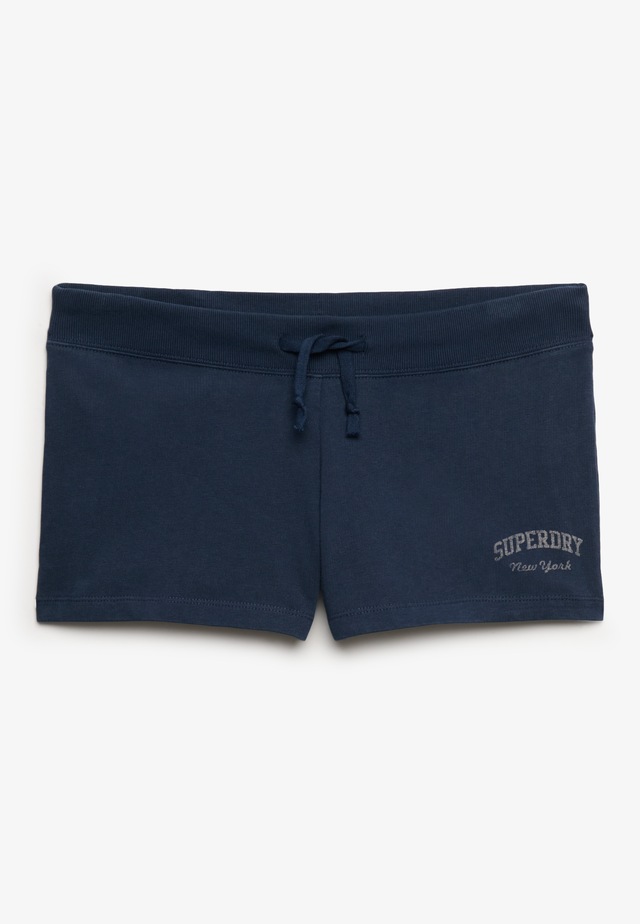 Superdry Shorts »ATH ESS JERSEY SCRIPT SHORT« mit Baumwolle und Jersey, Slim Fit, melierte Optik