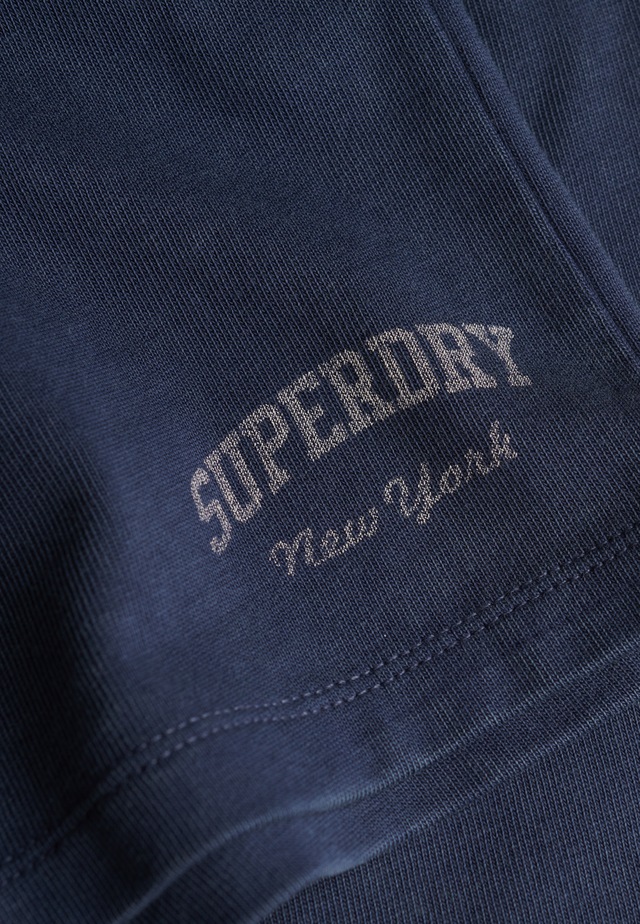 Superdry Shorts »ATH ESS JERSEY SCRIPT SHORT« mit Baumwolle und Jersey, Slim Fit, melierte Optik