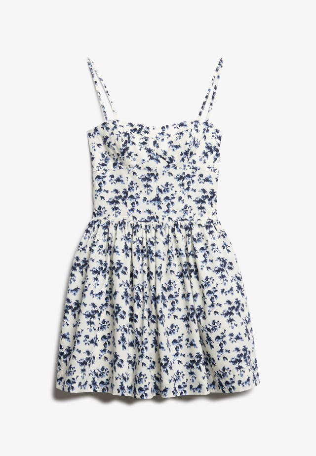 Superdry Sommerkleid »CORSET CAMI MINI DRESS« aus Baumwollmischung, Slim Fit, mit geblümtem Print, ohne Ärmel
