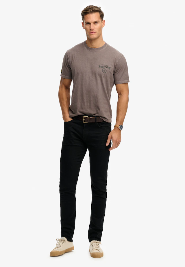 Superdry Rundhalsshirt »TOKYO NARRATIVE LOOSE TEE« mit coolem Tattoo-Print