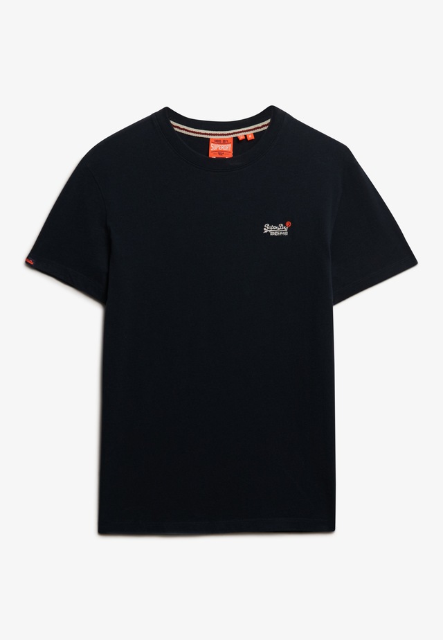 Superdry Rundhalsshirt »ESSENTIAL CONTRAST EMB TEE« Slim Fit, Kurzarm, normal geschnitten, mit Druck, aus Baumwolle