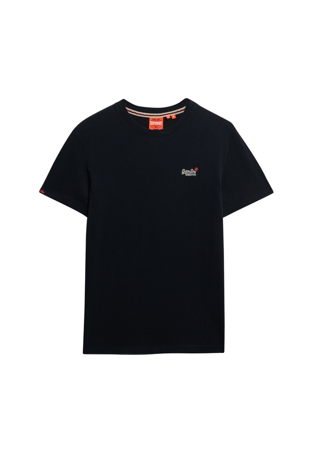 Superdry Rundhalsshirt »ESSENTIAL CONTRAST EMB TEE« Slim Fit, Kurzarm, normal geschnitten, mit Druck, aus Baumwolle