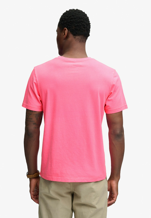 Superdry Rundhalsshirt »CLASSIC ESSENTIAL NEON TEE« Relaxed Fit, aus Baumwolle und Single Jersey, Kurzarm