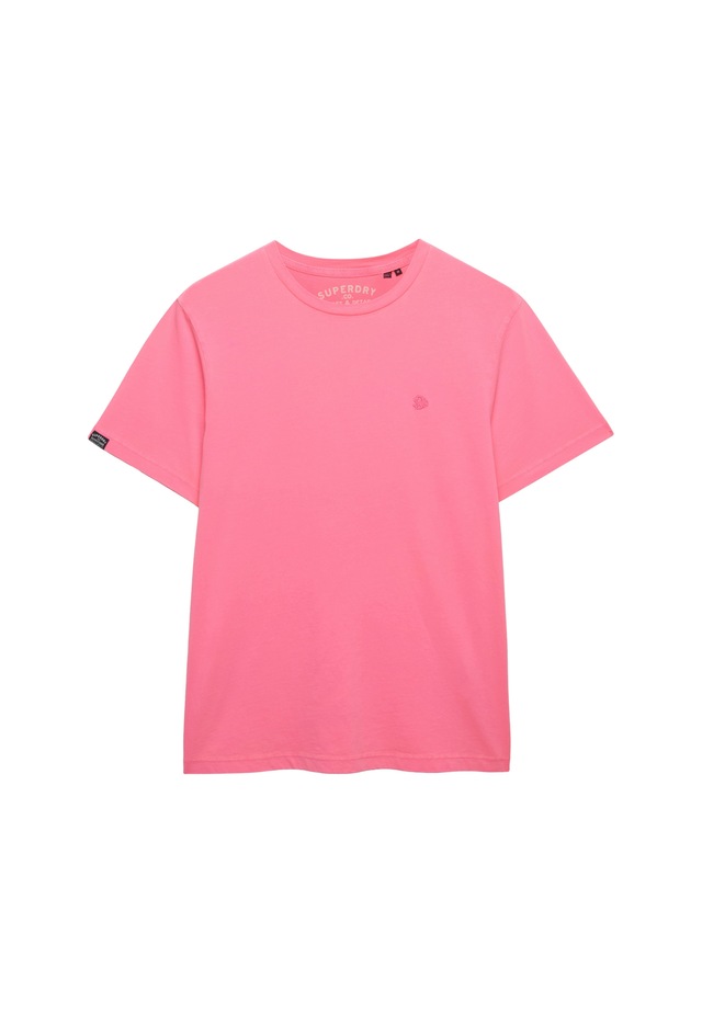Superdry Rundhalsshirt »CLASSIC ESSENTIAL NEON TEE« Relaxed Fit, aus Baumwolle und Single Jersey, Kurzarm