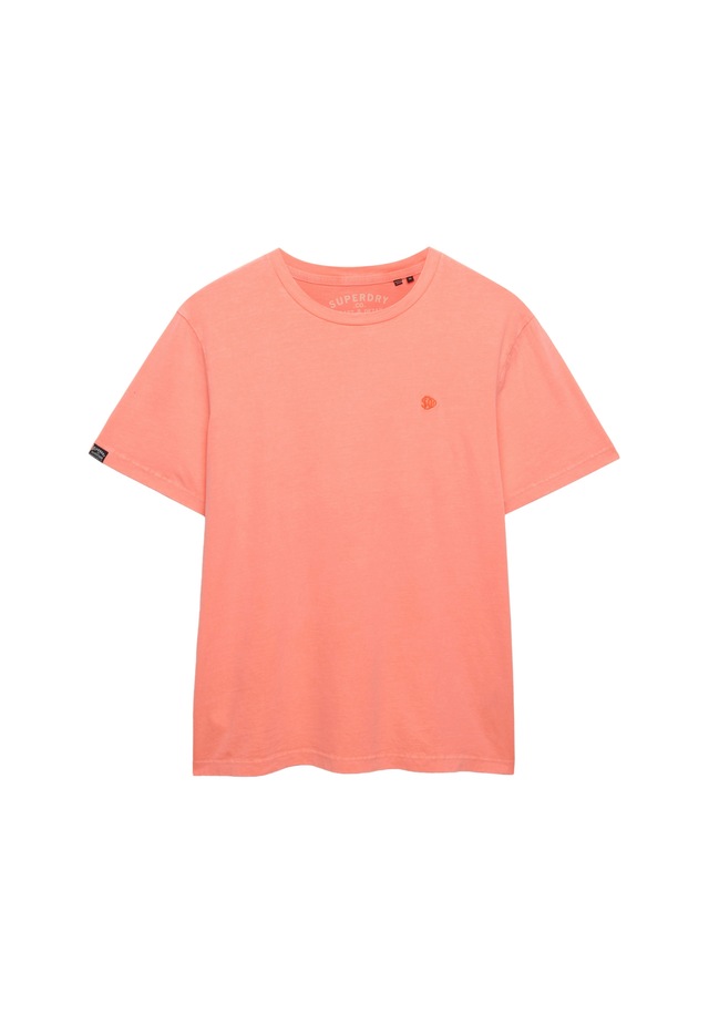 Superdry Rundhalsshirt »CLASSIC ESSENTIAL NEON TEE« Relaxed Fit, aus Baumwolle und Single Jersey, Kurzarm