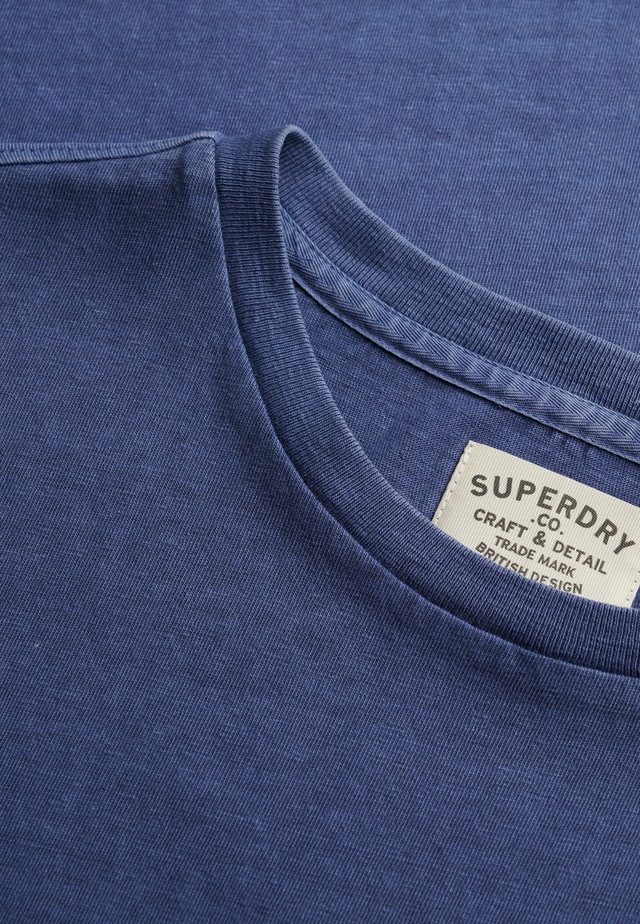 Superdry »COTTON CLASSIC LINEN PKT TEE« Baumwollmischung, relaxed fit aus luftig leichtem Baumwoll-Leinen-Mix
