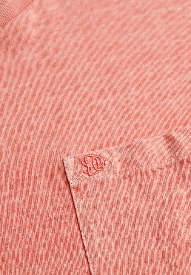 Superdry »COTTON CLASSIC LINEN PKT TEE« Baumwollmischung, relaxed fit aus luftig leichtem Baumwoll-Leinen-Mix