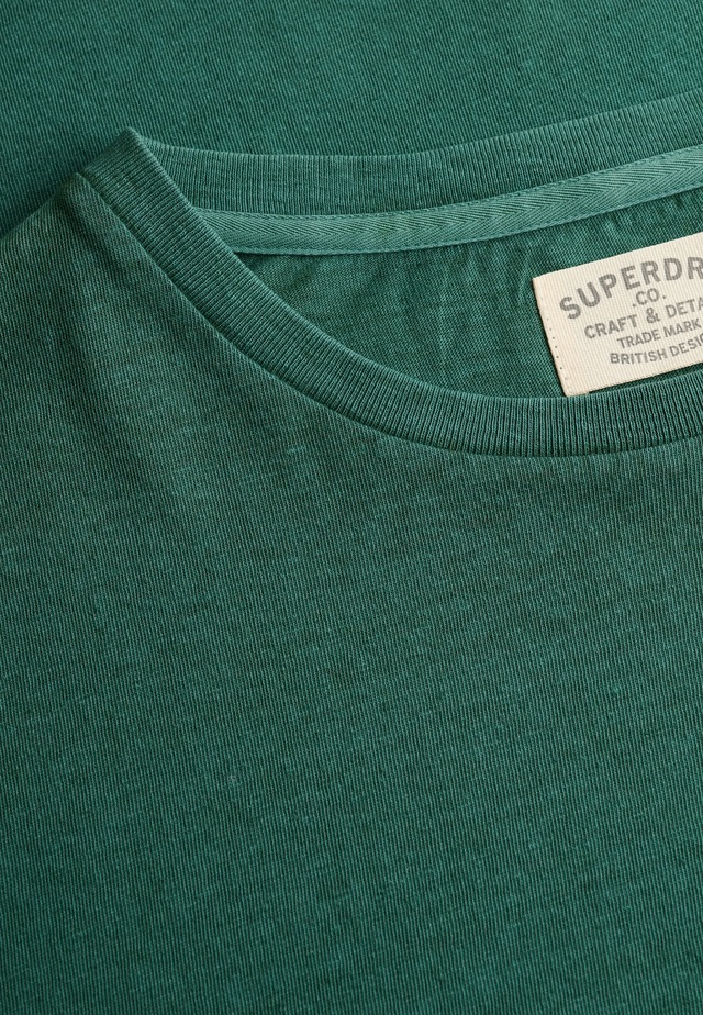 Superdry »COTTON CLASSIC LINEN PKT TEE« Baumwollmischung, relaxed fit aus luftig leichtem Baumwoll-Leinen-Mix