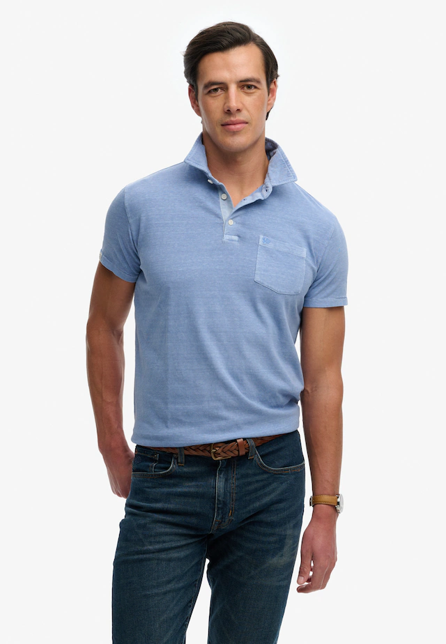 Superdry Poloshirt »CLASSIC COTTON LINEN POLO« aus tollem Baumwoll-Leinen-Mischgewebe